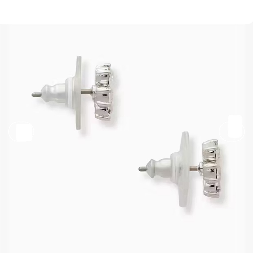 Kate Spade Flower Cubic Zirconia Studs Earrings - Picture 2 of 4